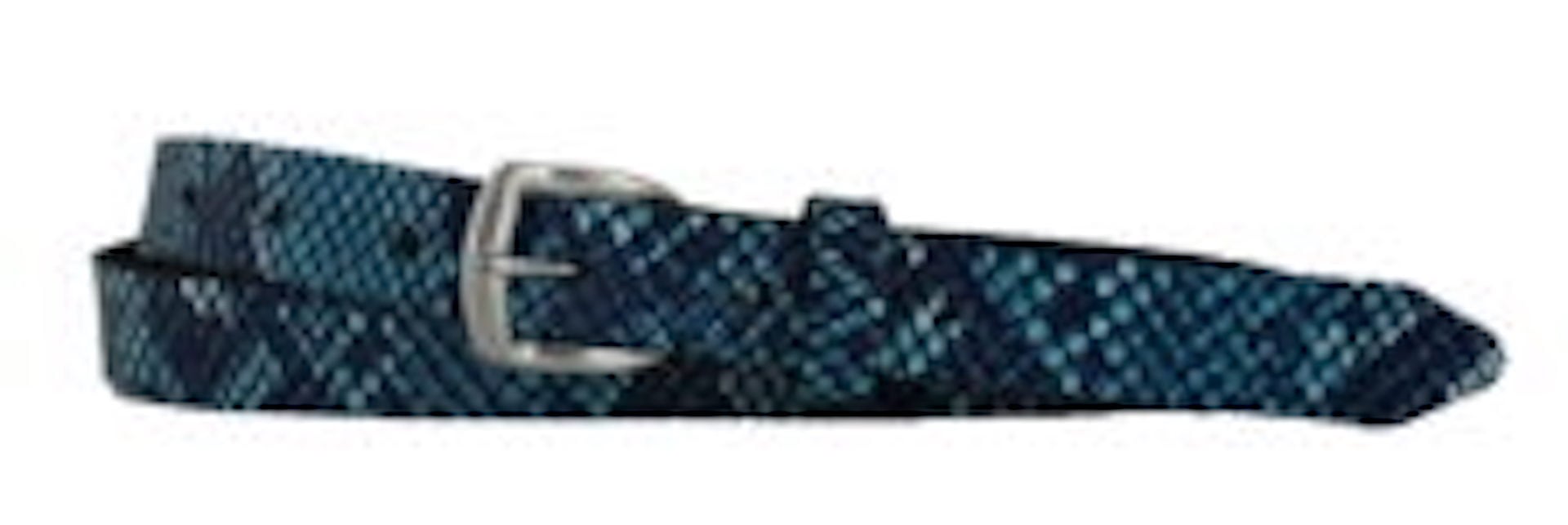 Riem Slangenprint Blauw