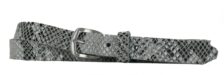 Riem Slangenprint Grijs