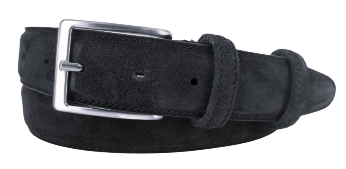 Suède Riem - Kleur: Navy - 100% Echt Leer