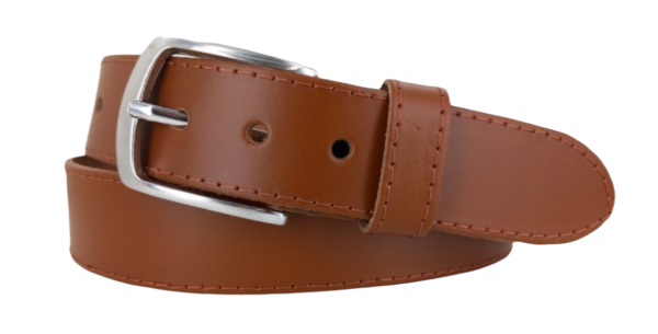 Leren Riem Heren 4cm - Kleur: Cognac