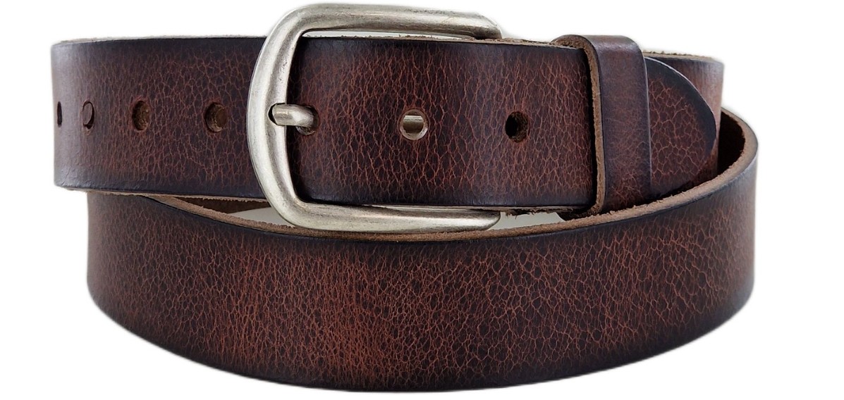 Echt Leren Heren Riem Bruin